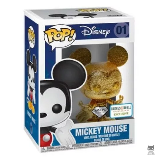 Figurine Funko POP Mickey Mouse (Gold & Diamond Glitter) (Pop! Vinyl)