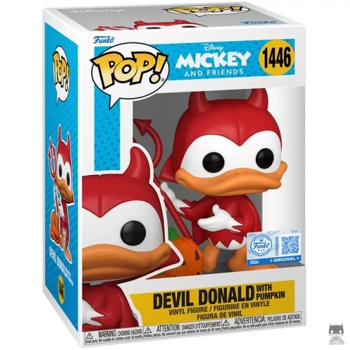 Figurine Funko POP Donald Démon avec Citrouille (Mickey Mouse & ses Amis)