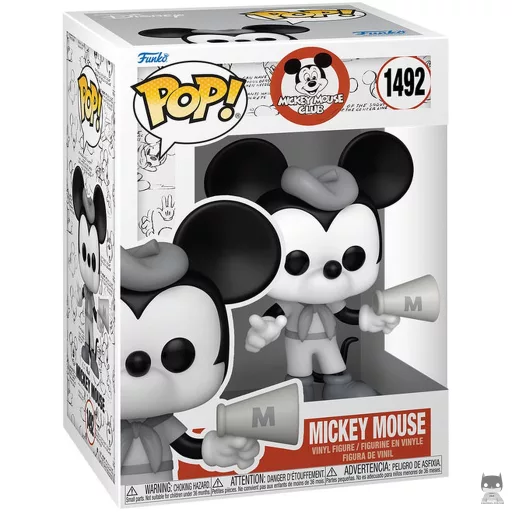 Figurine Funko POP Mickey Mouse Club (noir et blanc) (Mickey Mouse & ses Amis)