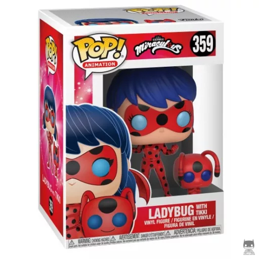 Figurine Funko POP Ladybug avec Tikki (Multipack)