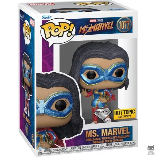 Figurine Funko POP Ms. Marvel (Diamond Glitter) (Hot Topic)