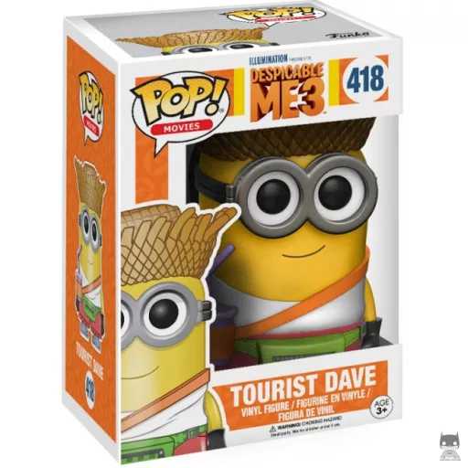 Figurine Funko POP Dave Touriste (Moi, Moche et Méchant 3)