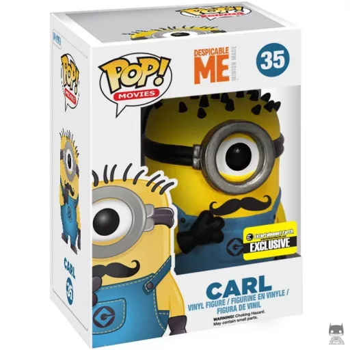 Figurine Funko POP Carl avec Moustache (Moi, Moche et Méchant)