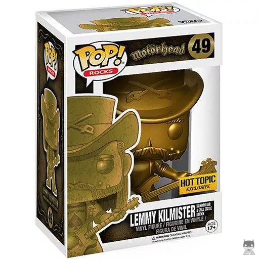 Figurine Funko POP Lemmy Kilmister (Or) (Exclusive)