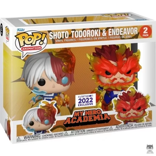 Figurine Funko POP Shoto Todoroki & Endeavor (Multipack)