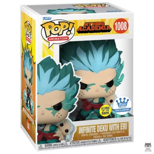 Figurine Funko POP Infinite Deku avec Eri (Glow in the Dark) (Glow in the Dark)