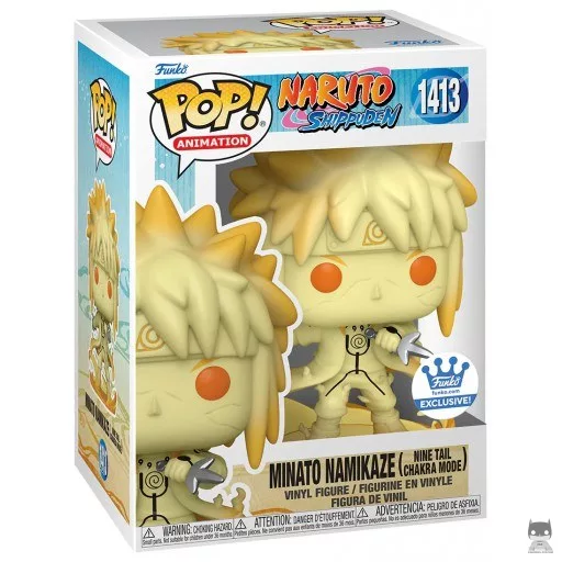 Figurine Funko POP Minato Namikaze (Neuf Queues Mode Chakra) (Funko Shop)