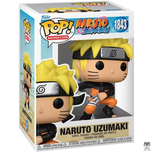 Figurine Funko POP Naruto Uzumaki avec kunai et shuriken (Naruto Shippuden)