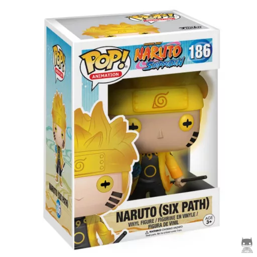 Figurine Funko POP Naruto Uzumaki (Six Chemins) (Glow) (Hot Topic)