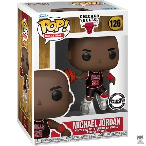 Figurine Funko POP Michael Jordan (Maillot Noir) (Exclusive)
