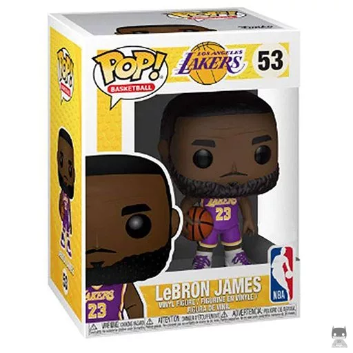Figurine Funko POP Lebron James (Cavaliers) (Maillot Blanc) (Exclusive)