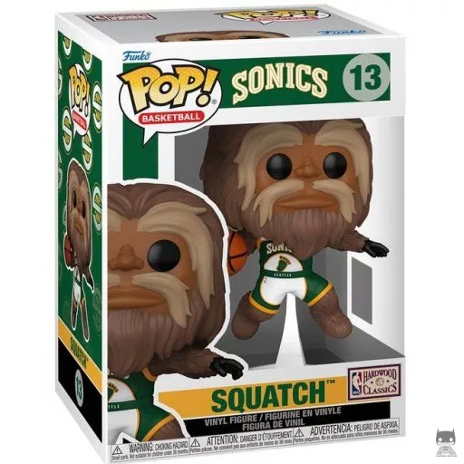Figurine Funko POP Squatch (Seattle SuperSonics) (NBA Mascots)
