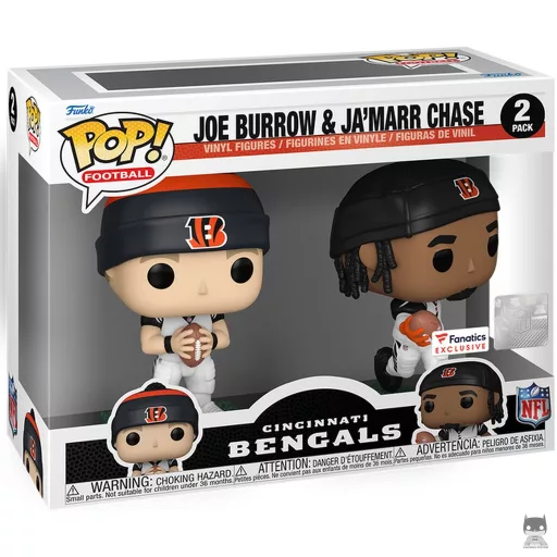 Figurine Funko POP Joe Burrow & Ja'Marr Chase (NFL)