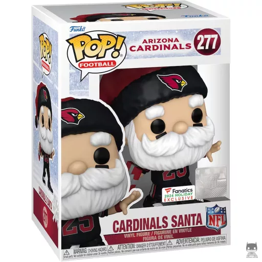 Figurine Funko POP Père Noël Arizona Cardinals (Exclusive)
