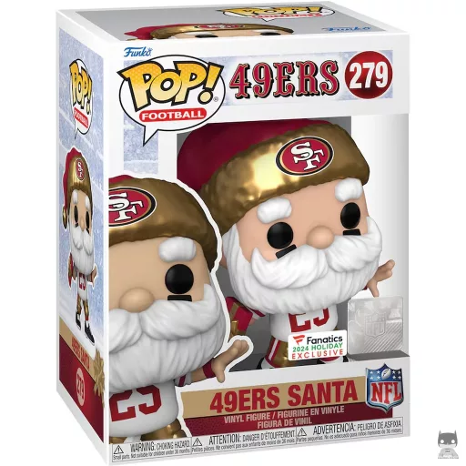 Figurine Funko POP Père Noël San Francisco 49ers (Exclusive)