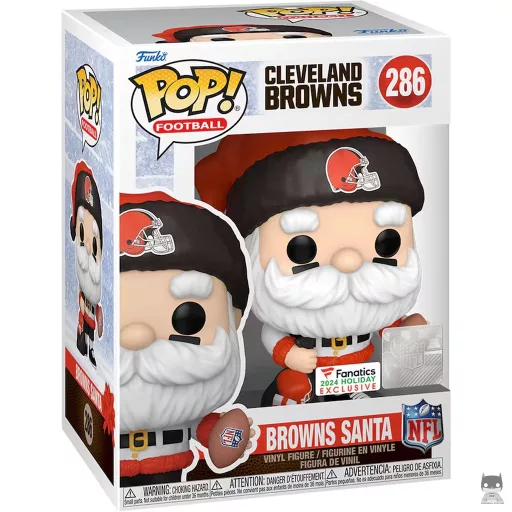 Figurine Funko POP Père Noël Cleveland Browns (Exclusive)