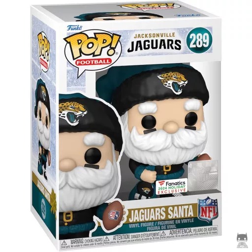 Figurine Funko POP Père Noël Jacksonville Jaguars (Exclusive)