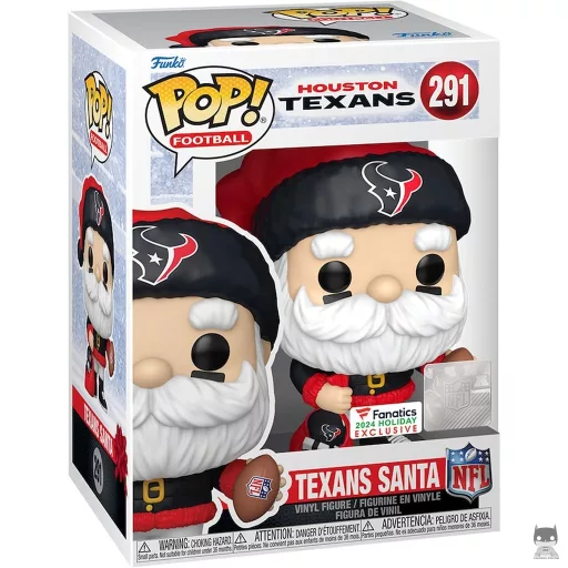 Figurine Funko POP Père Noël Houston Texans (Exclusive)