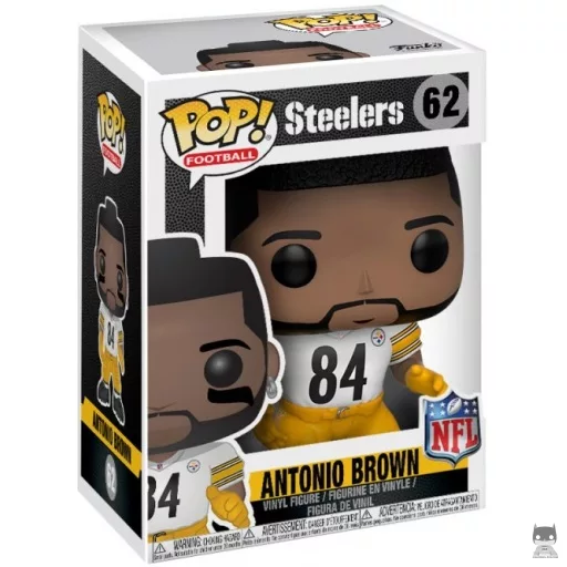 Figurine Funko POP Antonio Brown (Steelers White) (NFL)