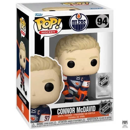 Figurine Funko POP Connor McDavid (NHL : Ligue Nationale de Hockey)