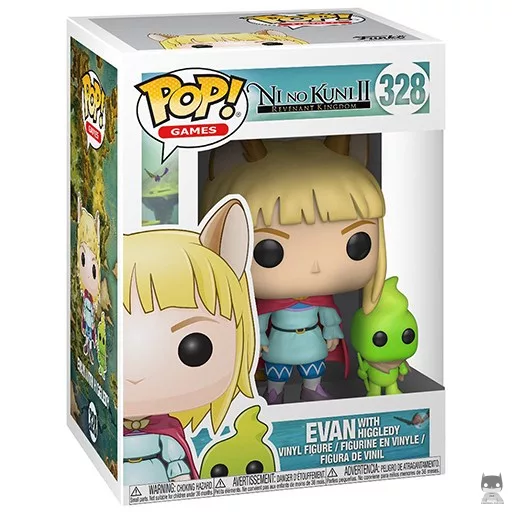 Figurine Funko POP Evan avec Higgledy (Ni No Kuni II)