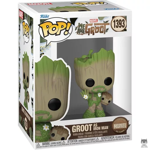 Figurine Funko POP Groot en Iron Man (Nous sommes Groot)