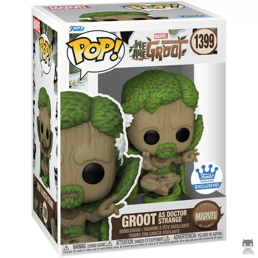 Figurine Funko POP Groot en Doctor Strange (Nous sommes Groot)