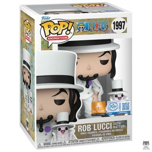 Figurine Funko POP Rob Lucci avec Hattori (One Piece)