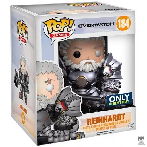 Figurine Funko POP Reinhardt sans Casque (Supersized) (Reinhardt)