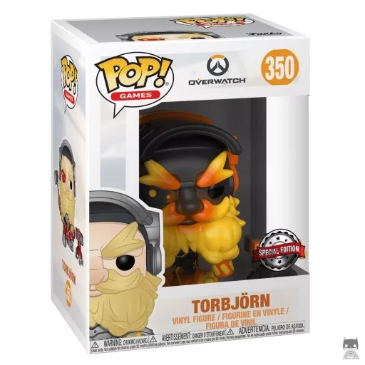 Figurine Funko POP Torbjörn avec Tourelle (Skin Noyau Fondu) (Overwatch)