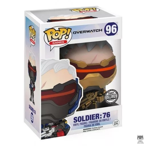 Figurine Funko POP Soldier 76 (Doré) (Overwatch)