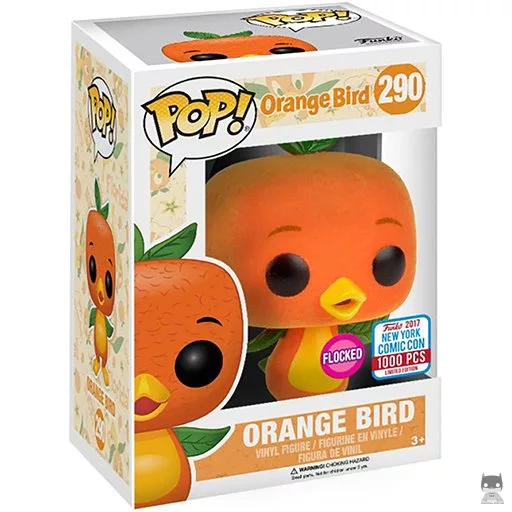Figurine Funko POP Oiseau Orange (Flocked) (Pop! Vinyl)