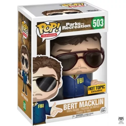 Figurine Funko POP Andy Dwyer (en Bert Macklin) (Andy Dwyer)