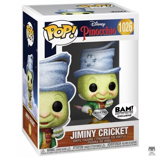 Figurine Funko POP Jiminy Cricket (Diamond Glitter) (Pinocchio)