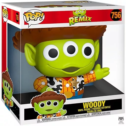Figurine Funko POP Woody (Supersized) (Pixar Alien Remix)