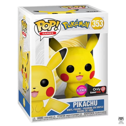 Figurine Funko POP Pikachu (Flocked) (GameStop)