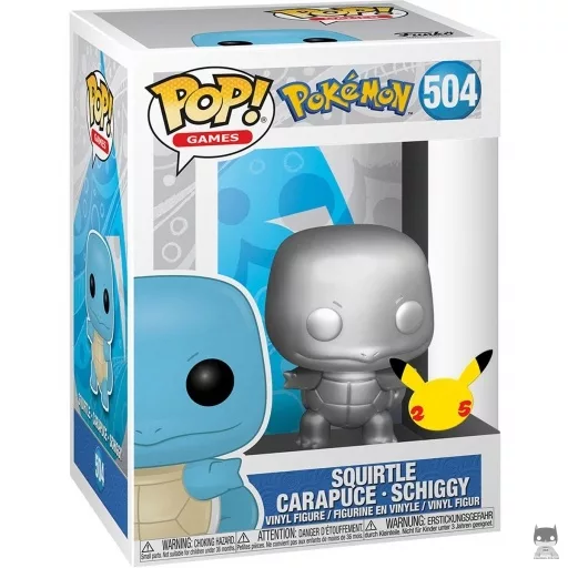Figurine Funko POP Carapuce (Silver) (Pokémon)