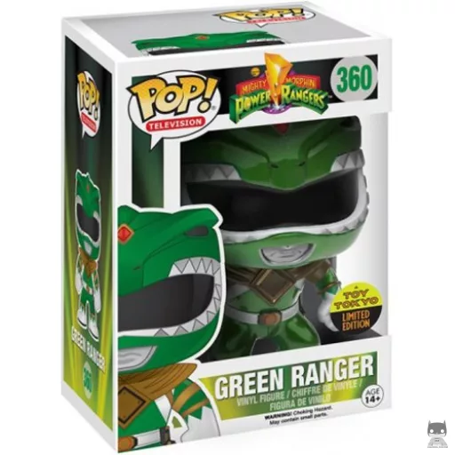 Figurine Funko POP Ranger Vert (Metallic) (Metallic)