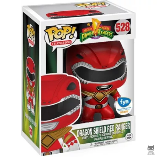 Figurine Funko POP Ranger Rouge (Power Rangers)