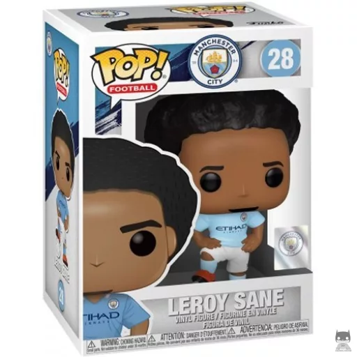 Figurine Funko POP Leroy Sane (Manchester City) (Premier League (Championnat Anglais Football))