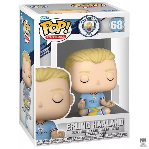 Figurine Funko POP Erling Haaland (Manchester City) (Premier League (Championnat Anglais Football))