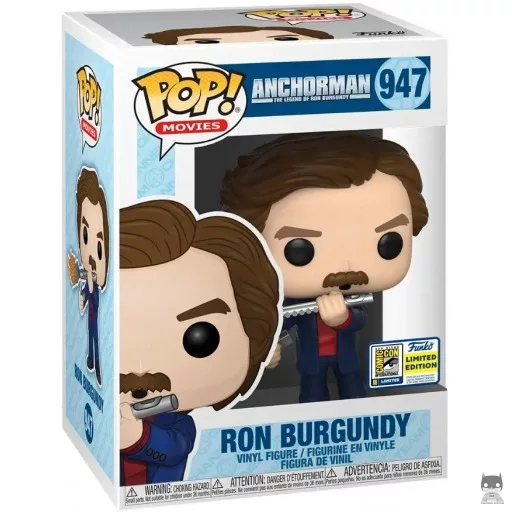 Figurine Funko POP Ron Burgundy (Présentateur vedette : La Légende de Ron Burgundy)
