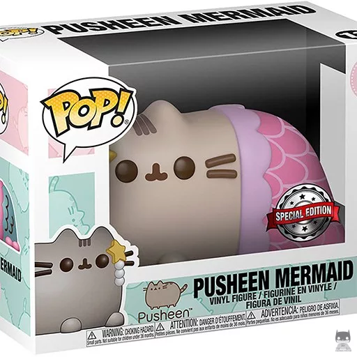 Figurine Funko POP Pusheen Sirène (Rose) (Pop! Vinyl)