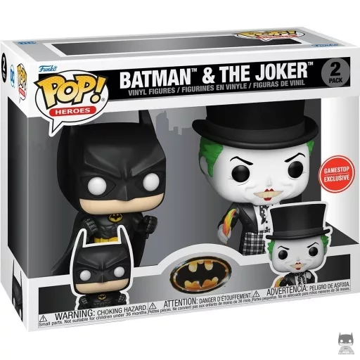 Figurine Funko POP Batman & Le Joker  (Batman 1989) (Exclusive)