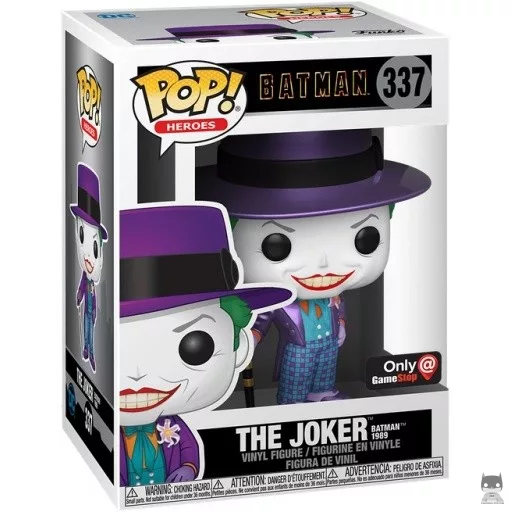 Figurine Funko POP Joker (Batman 1989) (Metallic) (Quadrilogie Batman)