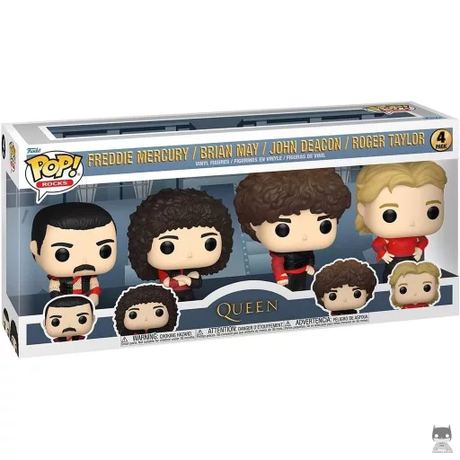 Figurine Funko POP Radio Ga Ga (Freddie Mercury, Brian May, John Deacon & Roger Taylor) (Queen)