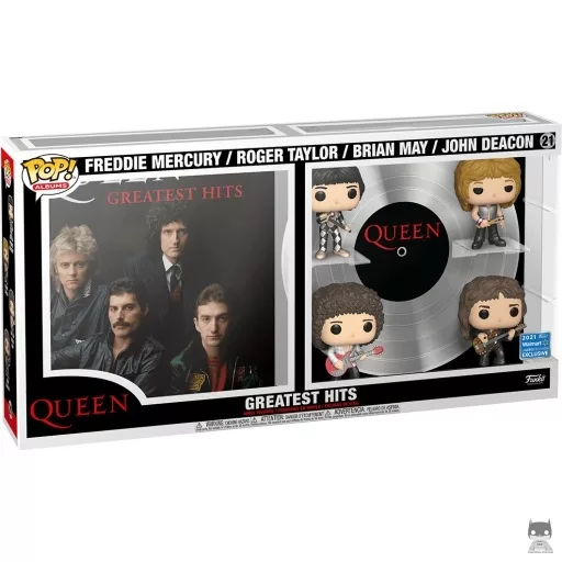 Figurine Funko POP Queen : Greatest Hits (Freddie Mercury, Roger Taylor, Brian May & John Deacon) (Multipack)