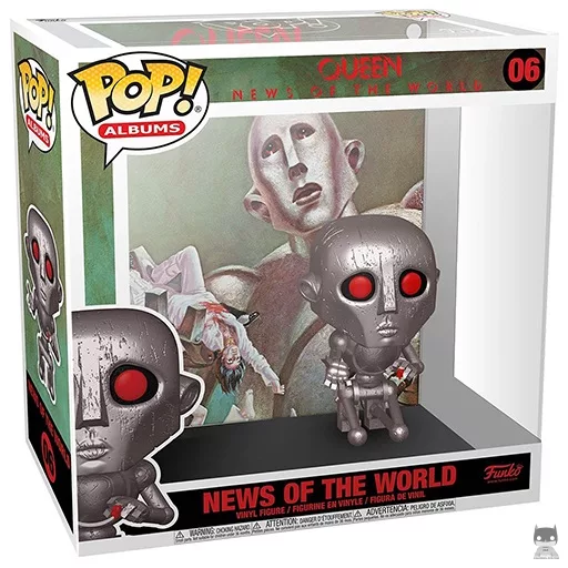 Figurine Funko POP Queen : News of the World (Metallic) (Pop! Vinyl)