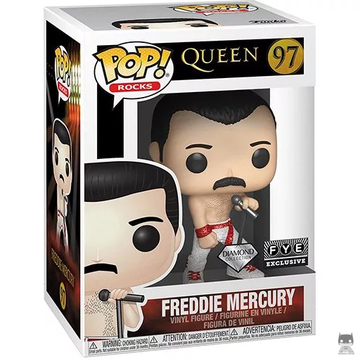 Figurine Funko POP Freddie Mercury (Diamond Glitter) (Exclusive)