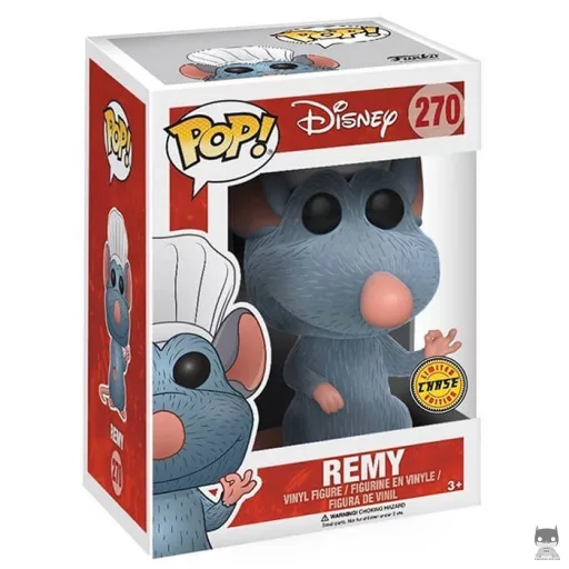 Figurine Funko POP Rémy (Flocked) (Chase) (Ratatouille)